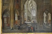 Pieter Neefs View of the interior of a church Spain oil painting artist